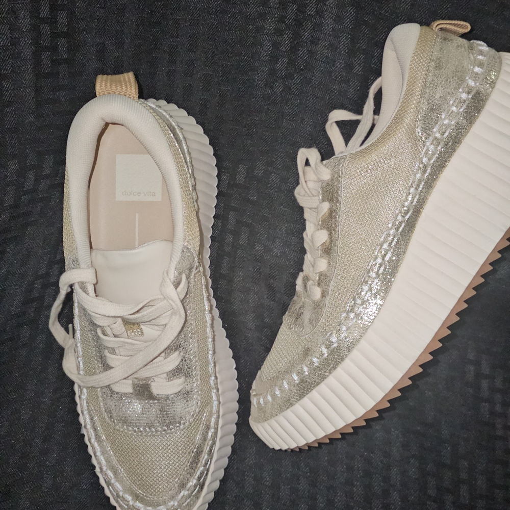 Dolce Vita Stylish Beige New Women's Sneakers